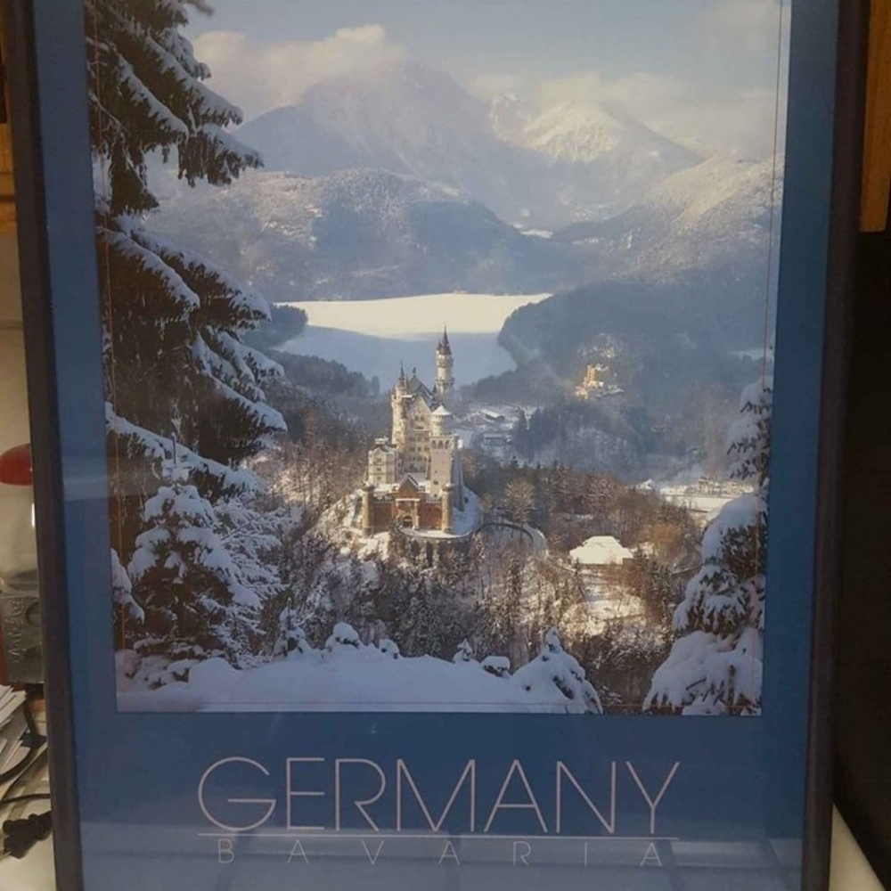 Framed print Neuschwanstein Castle Germany